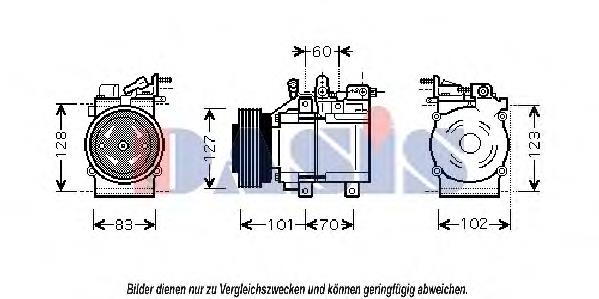 Sprężarka klimatyzacji 9770126200AT Hyundai/Kia