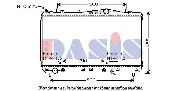 96813423 General Motors Chłodnica silnika