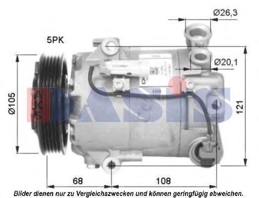 Sprężarka klimatyzacji Opel 13189393 cena, od 120,88 USD