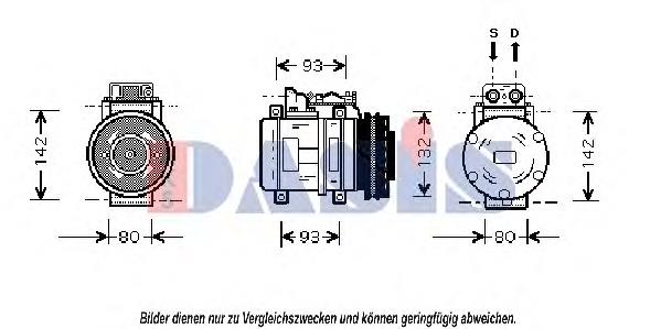 Sprężarka klimatyzacji Mercedes A0002302511 cena, od 555,62 USD