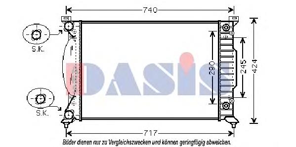Chłodnica silnika 60353 Nissens