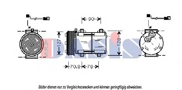 Do koszyka Sprężarka klimatyzacji Ford Escort VII GAL, AAL, ABL