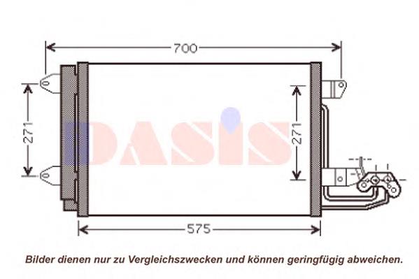 Chłodnica klimatyzacji VAG 8FC351301041 cena, od 108,96 USD