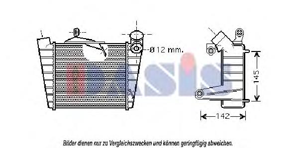 Chłodnica intercoolera VAG 600145804A