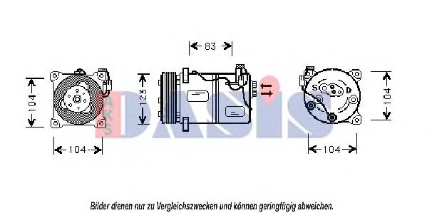 Sprężarka klimatyzacji Volvo 6849647 cena, od 95,34 USD