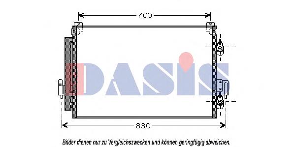 Chłodnica klimatyzacji Mitsubishi Space Wagon III minivan (N8, N9) (1998 - 2004) cena, od 78,69 USD