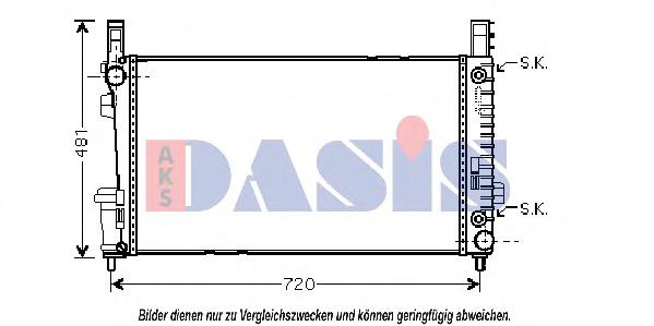 Chłodnica silnika Mercedes A1695000504 cena, od 112,98 USD