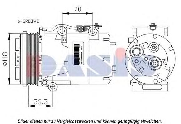 36000270 Ford Sprężarka klimatyzacji