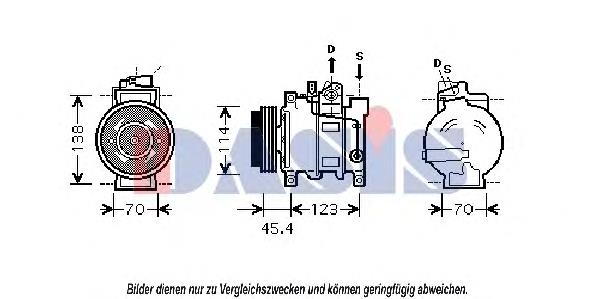 Sprężarka klimatyzacji 4472208433 VAG