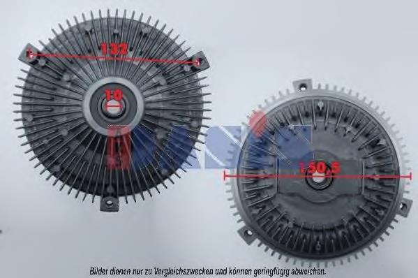 Sprzęgło wiskotyczne wentylatora chłodzenia Mercedes A6062000122