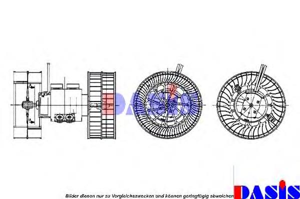 Silniczek wentylatora nagrzewnicy (ogrzewacza wnętrza) BMW 7 sedana (E38) (1994 - 2001) cena, od 84,11 USD