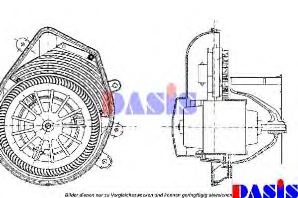 Silniczek wentylatora nagrzewnicy (ogrzewacza wnętrza) Polcar 1324NU2 cena, od 75,44 USD