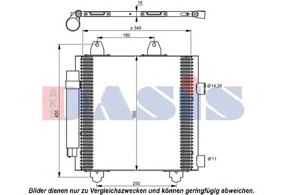 Do koszyka 884500H010 Toyota Chłodnica klimatyzacji