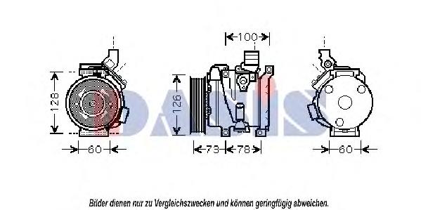 Sprężarka klimatyzacji Toyota 10S15C cena, od 230,06 USD