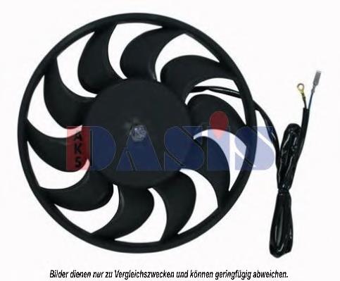 Wentylator elektryczny układu chłodzenia, kompletny (silnik+wirnik) prawy 4A0959455C VAG