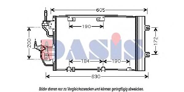 Chłodnica klimatyzacji Opel 13171592