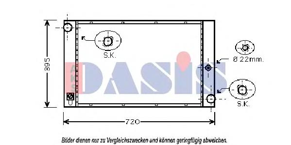 Chłodnica silnika NRF 51577A