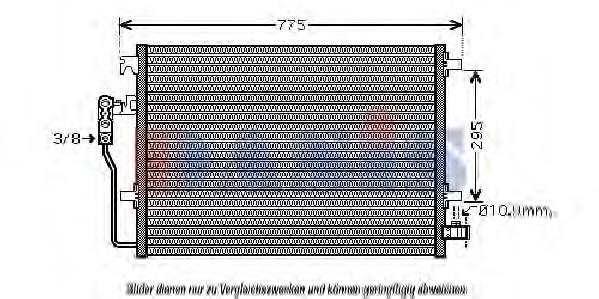 Chłodnica klimatyzacji VAG A9065000054