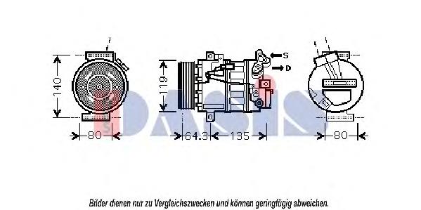 Sprężarka klimatyzacji Renault (RVI) 5060410471