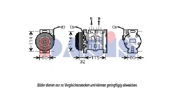 9520065DH0 Suzuki Sprężarka klimatyzacji