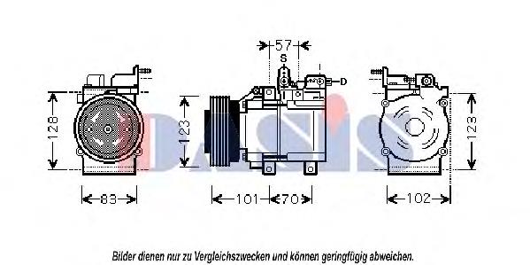 Sprężarka klimatyzacji Hyundai/Kia 9770126200AT