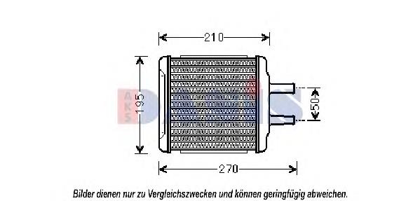 Chłodnica nagrzewnicy (ogrzewacza) Euroex EXRH54446 cena, od 43,22 USD