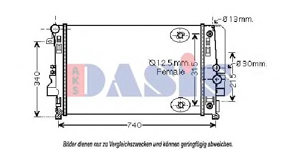 Chłodnica silnika Mercedes A6395010701 cena, od 143,12 USD