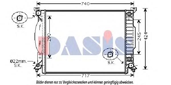Chłodnica silnika 8E0121251M VAG