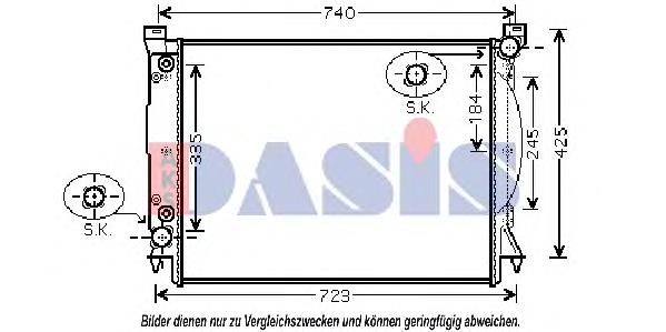 8E0121251AB VAG Chłodnica silnika
