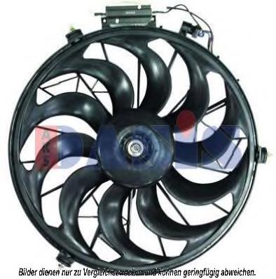 Dyfuzor chłodnicy klimatyzacji, w komplecie z wirnikiem i silnikiem 64546921940 BMW