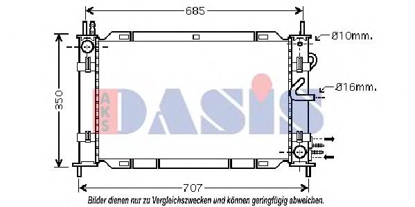 2S418C342BD Ford Chłodnica silnika