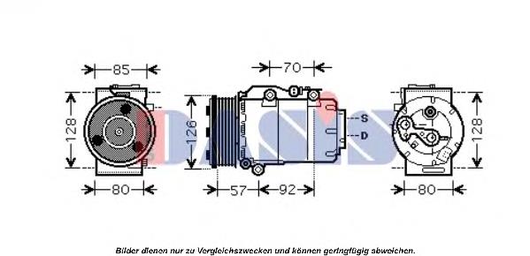 Sprężarka klimatyzacji 36000270 Ford