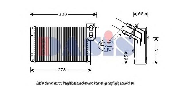 Chłodnica nagrzewnicy (ogrzewacza) DCM1201 Diederichs