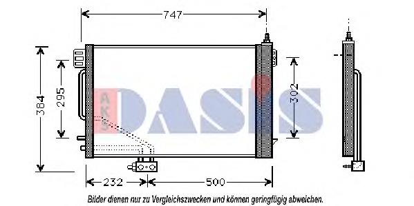2035000554 Mercedes Chłodnica klimatyzacji