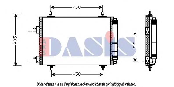 Chłodnica klimatyzacji Maxgear AC849373 cena, od 101,78 USD