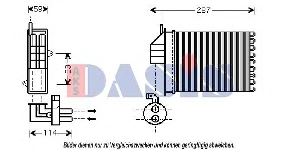 Chłodnica nagrzewnicy (ogrzewacza) 71450 Nissens