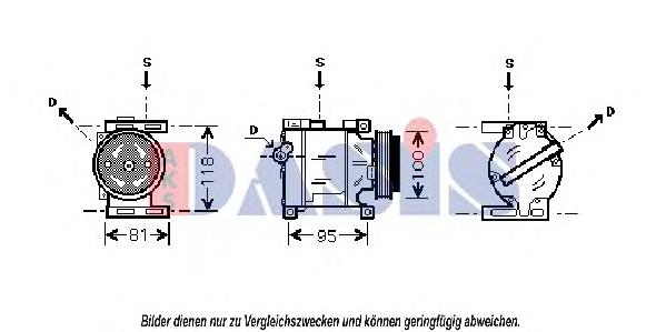 Sprężarka klimatyzacji Fiat/Alfa/Lancia 51804792