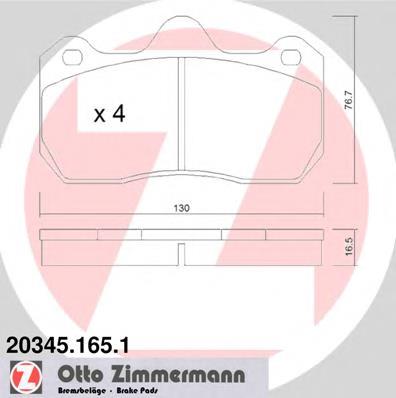 6LL698151 VAG Klocki hamulcowe przednie tarczowe