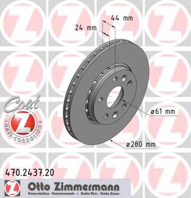 Tarcza hamulcowa przednia 4154200001 Mercedes