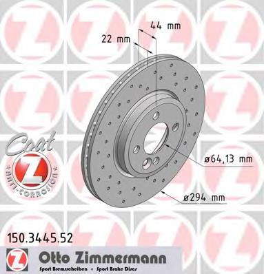 Tarcza hamulcowa przednia Febi 43954