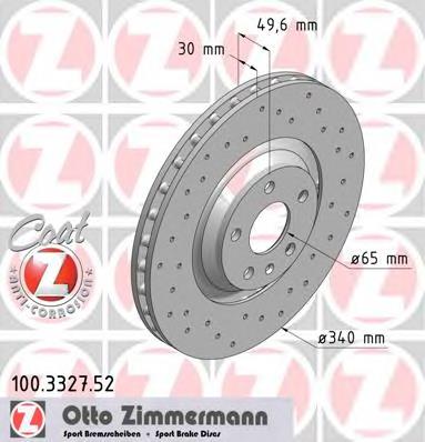 Tarcza hamulcowa przednia 8J0615301G VAG