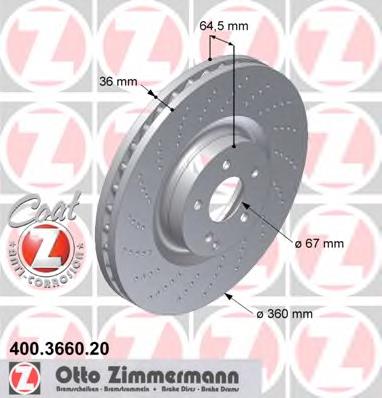 Tarcza hamulcowa przednia Mercedes A2214210812 cena, od 168,47 USD