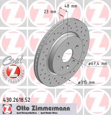 Tarcza hamulcowa tylna 569128 Opel