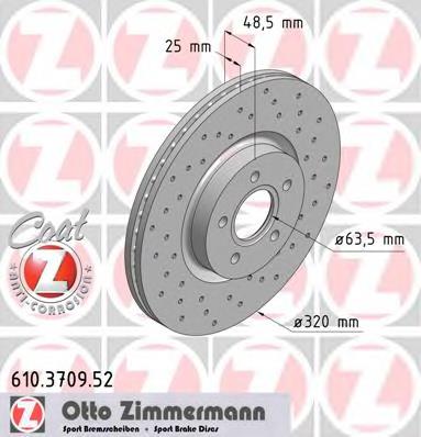 Tarcza hamulcowa przednia Volvo 31362412