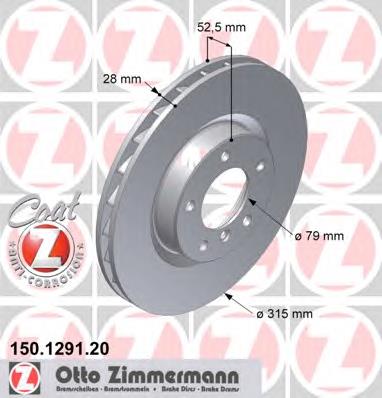 Tarcza hamulcowa przednia 34112227737 BMW