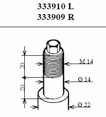 Amortyzator przedni lewy do BMW 3 (E36)