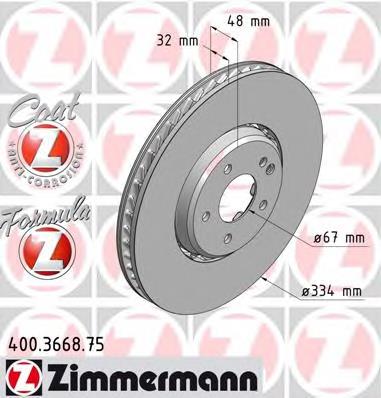 A2104211812 Mercedes Tarcza hamulcowa przednia