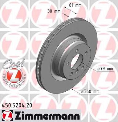 SDB500193 Land Rover Tarcza hamulcowa przednia