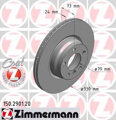 Tarcza hamulcowa przednia 34116792221 BMW