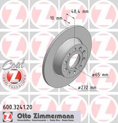 600324120 Zimmermann tarcza hamulcowa tylna